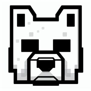 Minecraft Wolf Mask