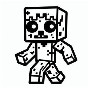 Minecraft Cartoon Zombie