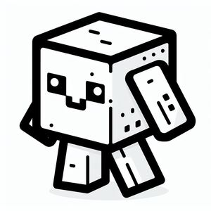 Cartoon Minecraft Wither