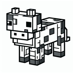 Minecraft Cow