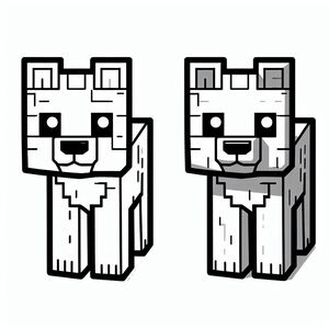Minecraft Wolf