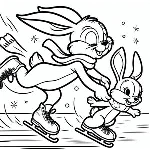 Thumper and Ice Skating