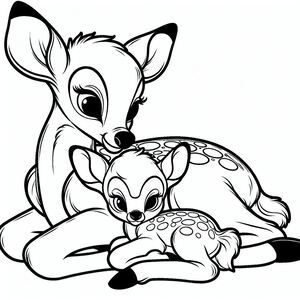 Faline With Bambi