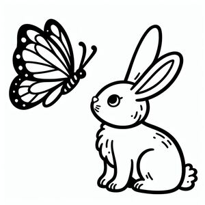 The Rabbit And Butterfly