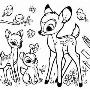 Bambi And His Friends