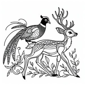 Bambi And The Pheasant