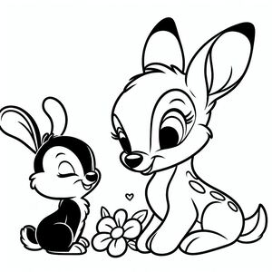 Bambi Flower And Thumper
