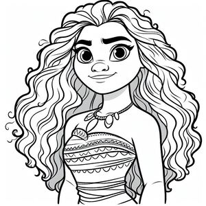 A girl with long hair wearing a dress