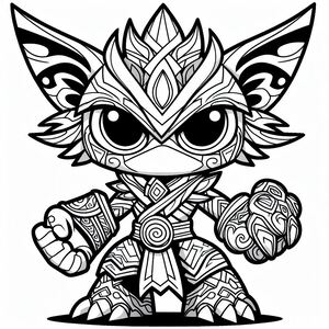A drawing of a character from the video game overwatch