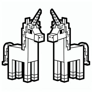 A picture of some kind of animal that is pixelated