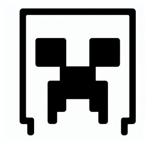 A black and white picture of a square object