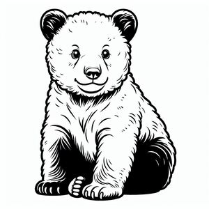 Asia Black Bear Cub 2