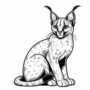 Caracal Desert Wild Cat 3