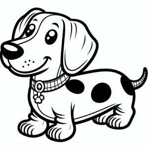 Funny Dachshund 1
