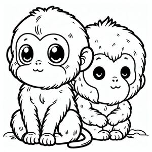 Cute Japanese Macaque 1