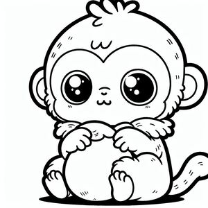 Cute Japanese Macaque 2