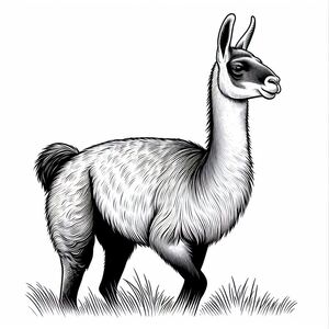 Realistic Guanaco 1