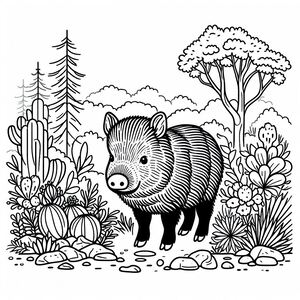Javelina Peccaries Wild Pigs 2