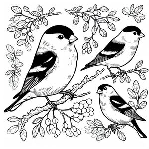 Black-Winged Snowfinches 1