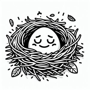 Empty Nest Emoji 1
