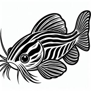 Striped Raphael Catfish (Platydoras Armatulus) 2