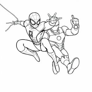 Spiderman and Iron man