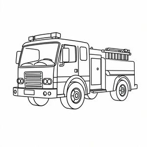 modern fire truck