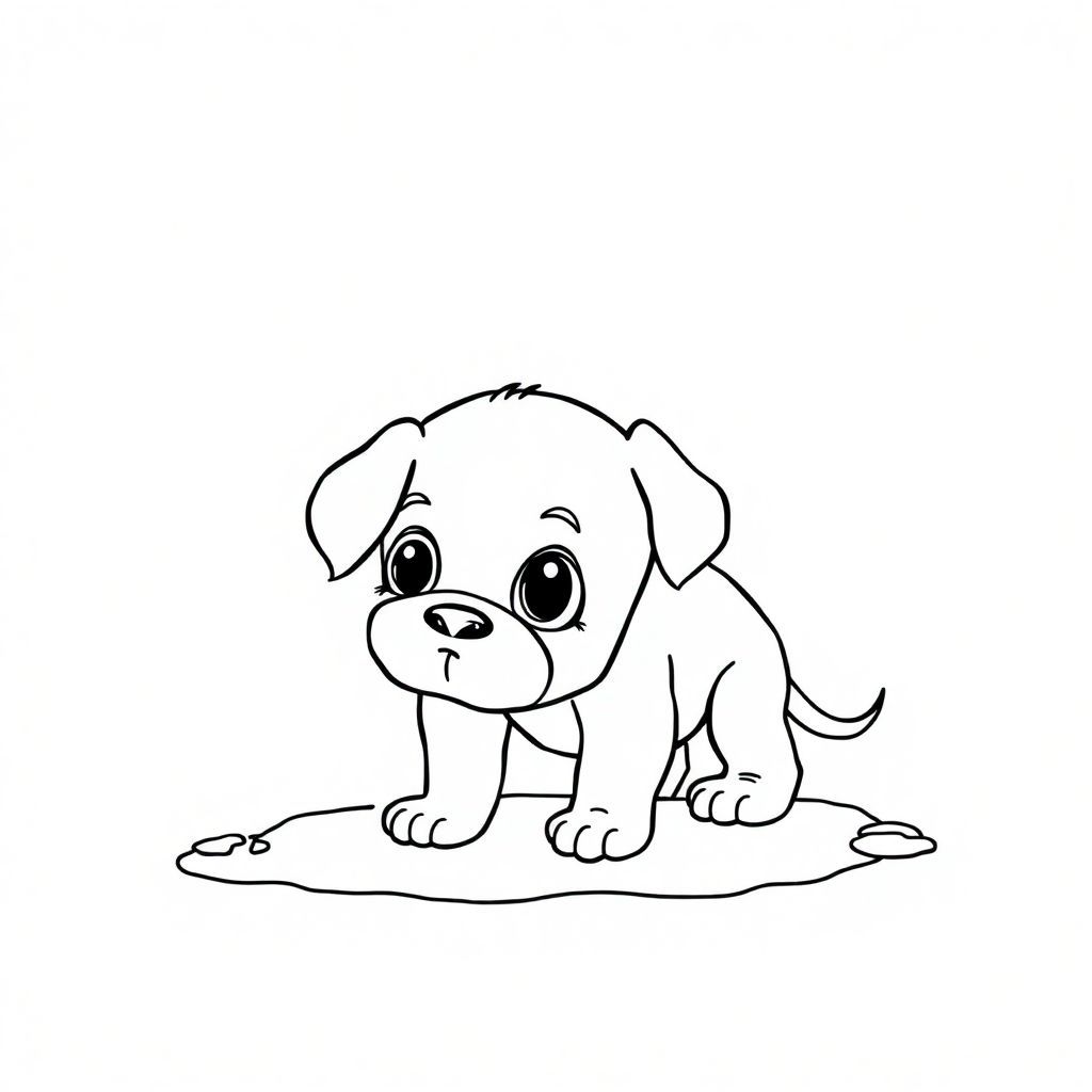 The dog was injured, his whole body was wet, dragging on the road
