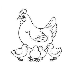 Hens and chicks