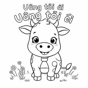 a cute milk cow with text "Drink me"