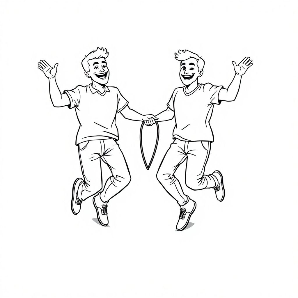 two man jump a rope