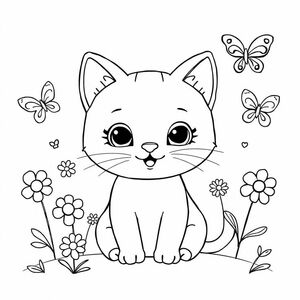 Beautiful Hello Tiny Cat