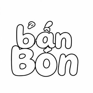 the word "bòn Bon"