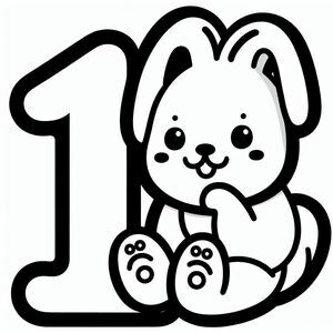Number 1 and the rabbit