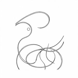abstract lines with thick spaces in between to be able to fit marker lines but also intricate and pretty. no words. 