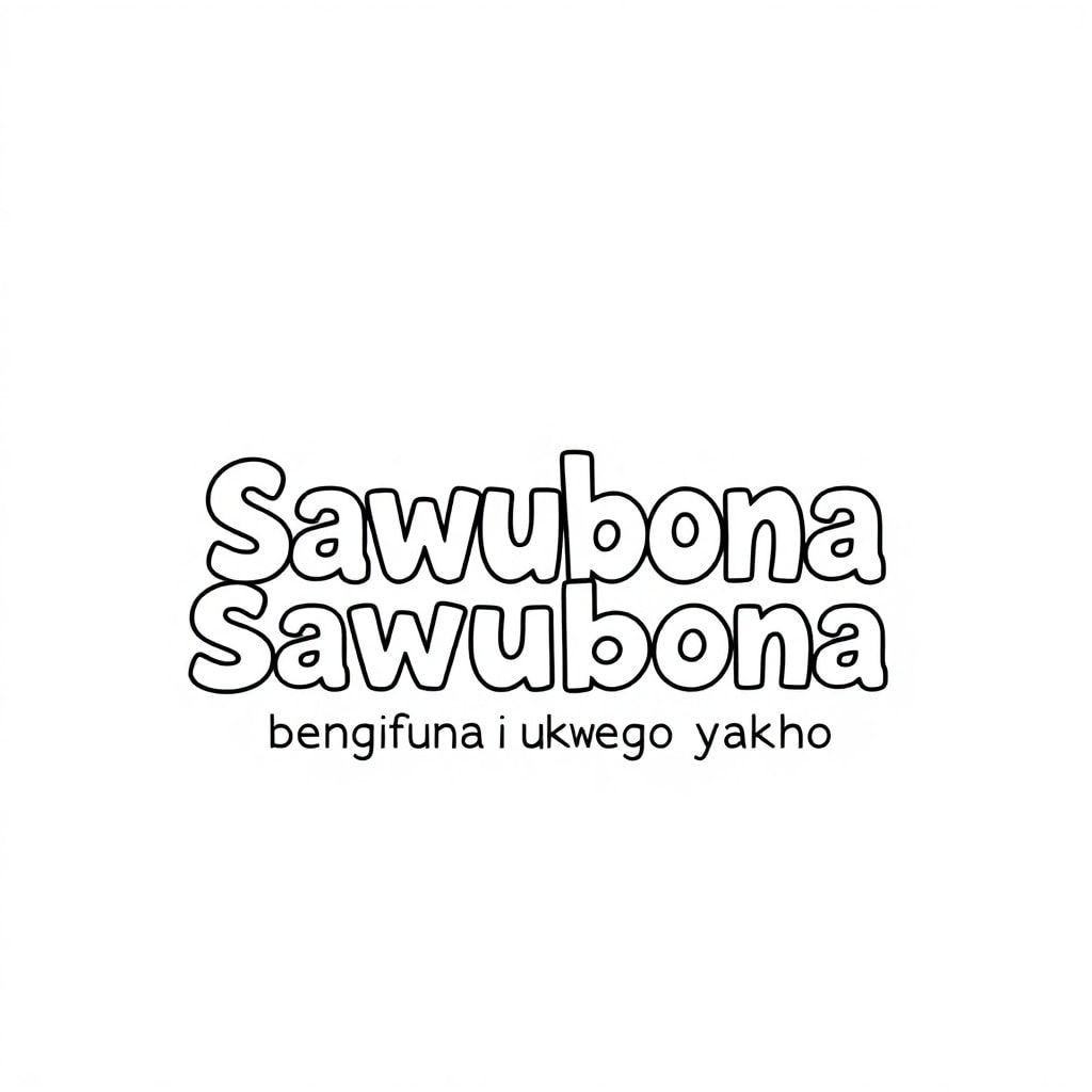 Sawubona, bengifuna ukwazi intengo yakho.