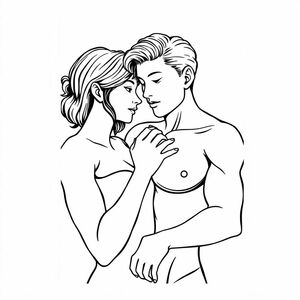 Fondling breast