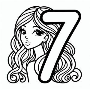 Number 7 and the girl