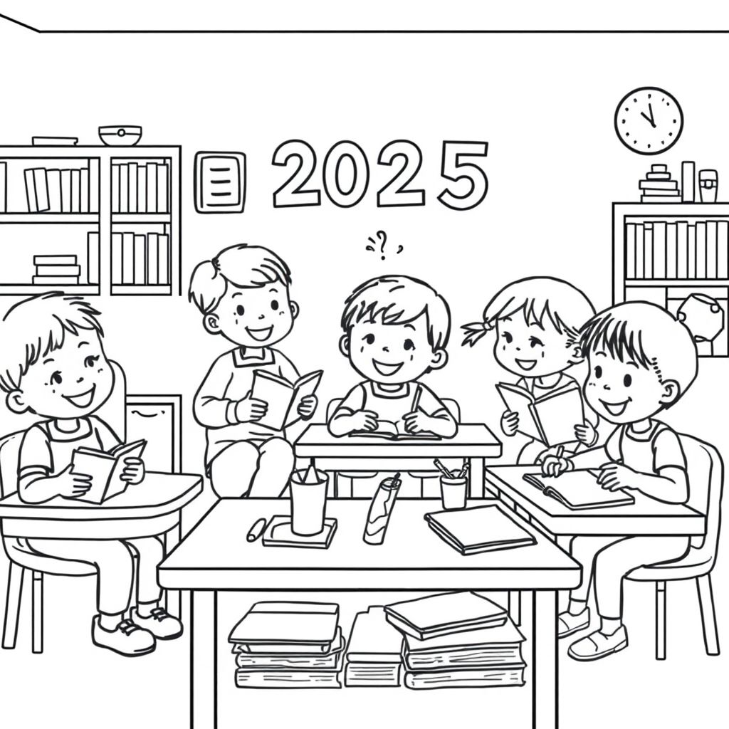 In 2025, she wishes the students to study well
