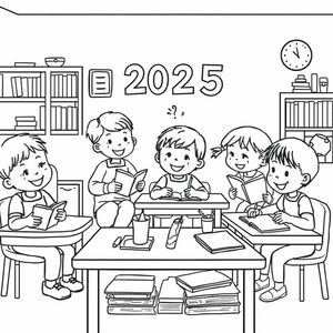 In 2025, she wishes the students to study well
