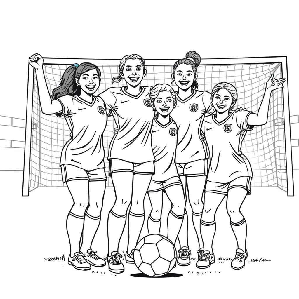 soccer womens team photo
