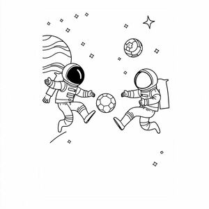 soccer in space
