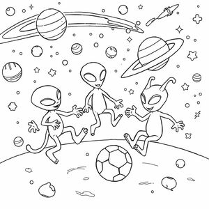 soccer in space aliens

