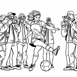 paparazzi soccer woman

