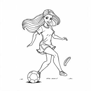 barbie soccer 
