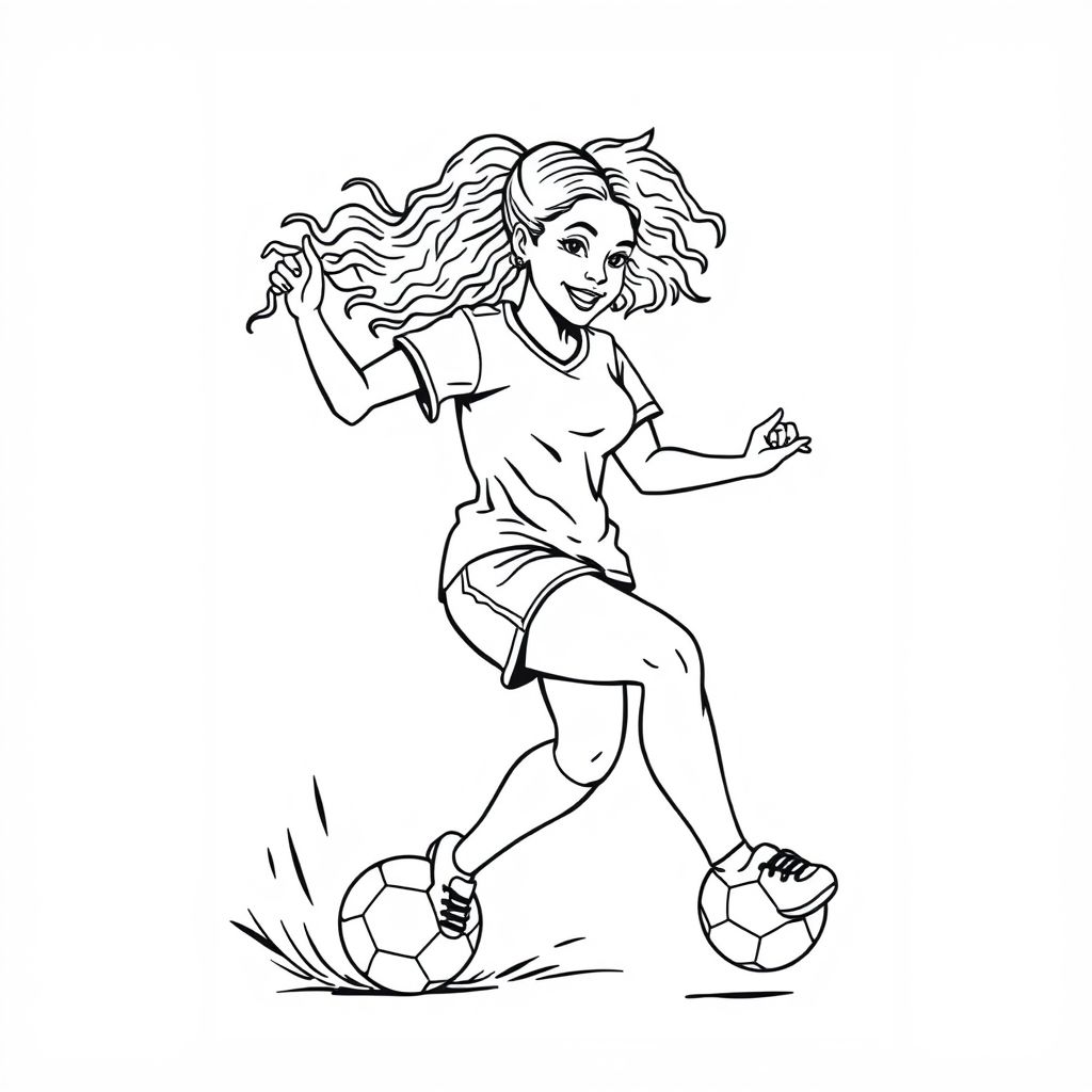 womens soccer headhot african