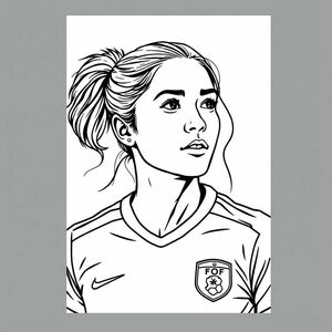 womens soccer headshot asain