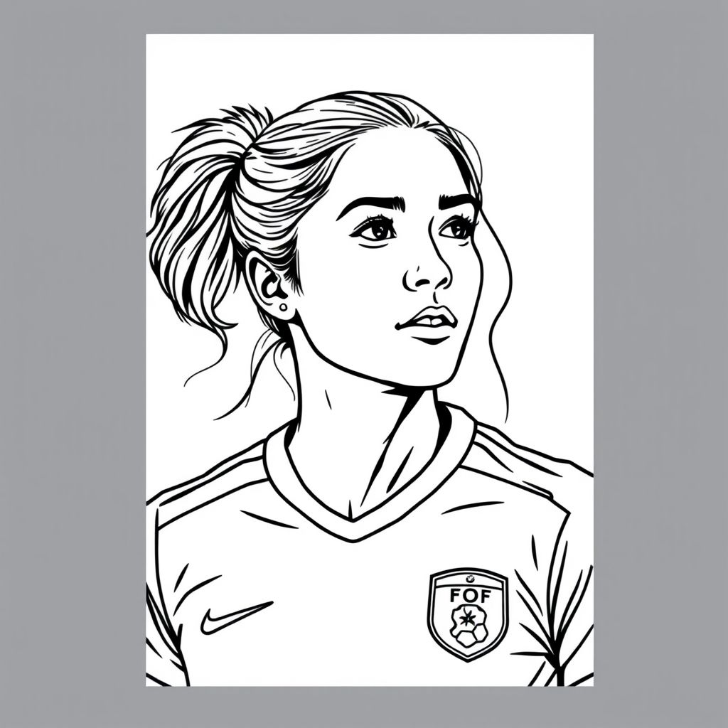 womens soccer headshot asain