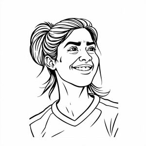 womens soccer headshot indian
