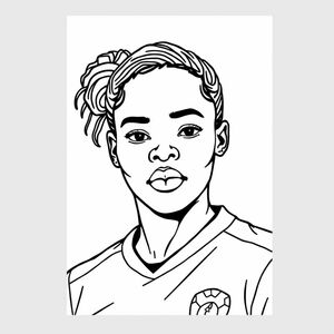 womens soccer headshot ghana